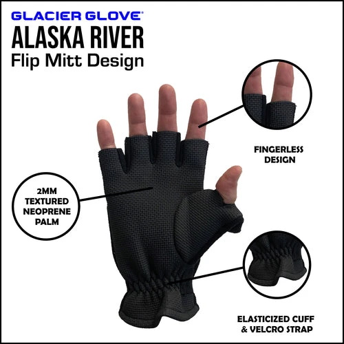Glacier Glove Alaska River Series Flip Mitts Apparel 3 Glacier Glove Alaska River Series Flip Mitts Apparel