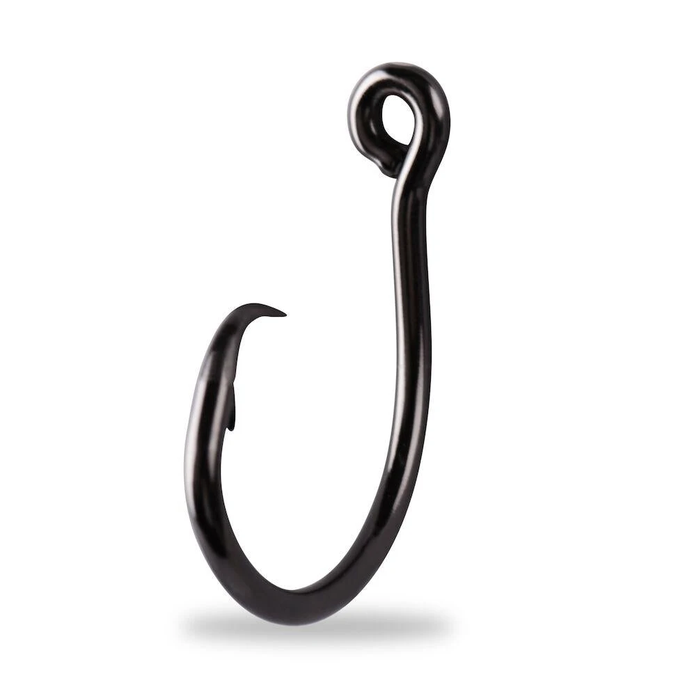 Mustad Demon Perfect Circle In-Line 3X Hooks Black Knickel 2 Mustad Demon Perfect Circle In-Line 3X Hooks Black Knickel