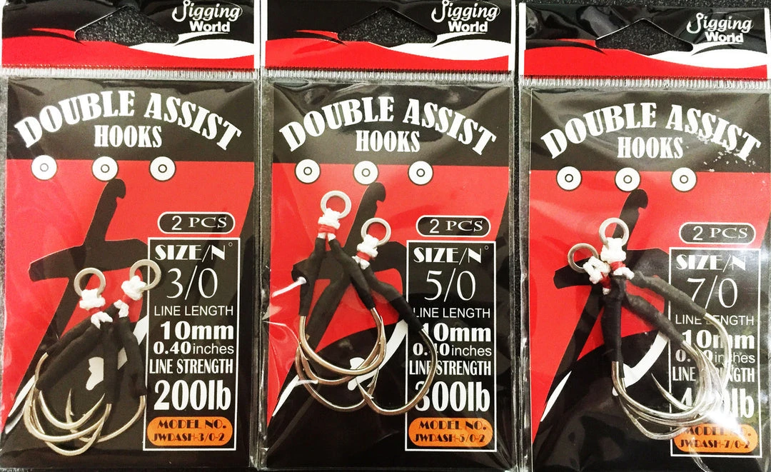 Terminal Tackle Jigging World Double Assist Hooks 1 Terminal Tackle Jigging World Double Assist Hooks