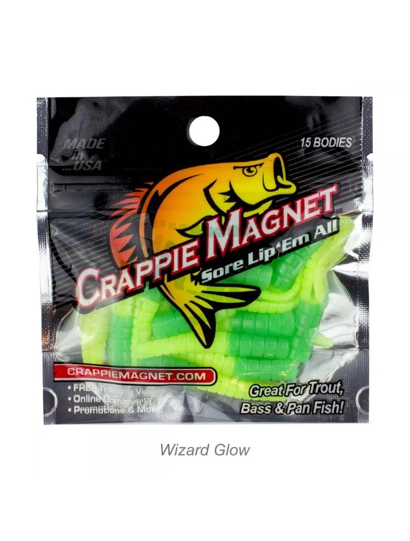 Leland Lures Crappie Magnet 15pc Body Packs 12 Leland Lures Crappie Magnet 15pc Body Packs