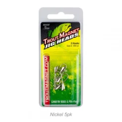 Leland Lures Trout Magnet Jig Heads 1/64oz 5pk 8 Leland Lures Trout Magnet Jig Heads 1/64oz 5pk