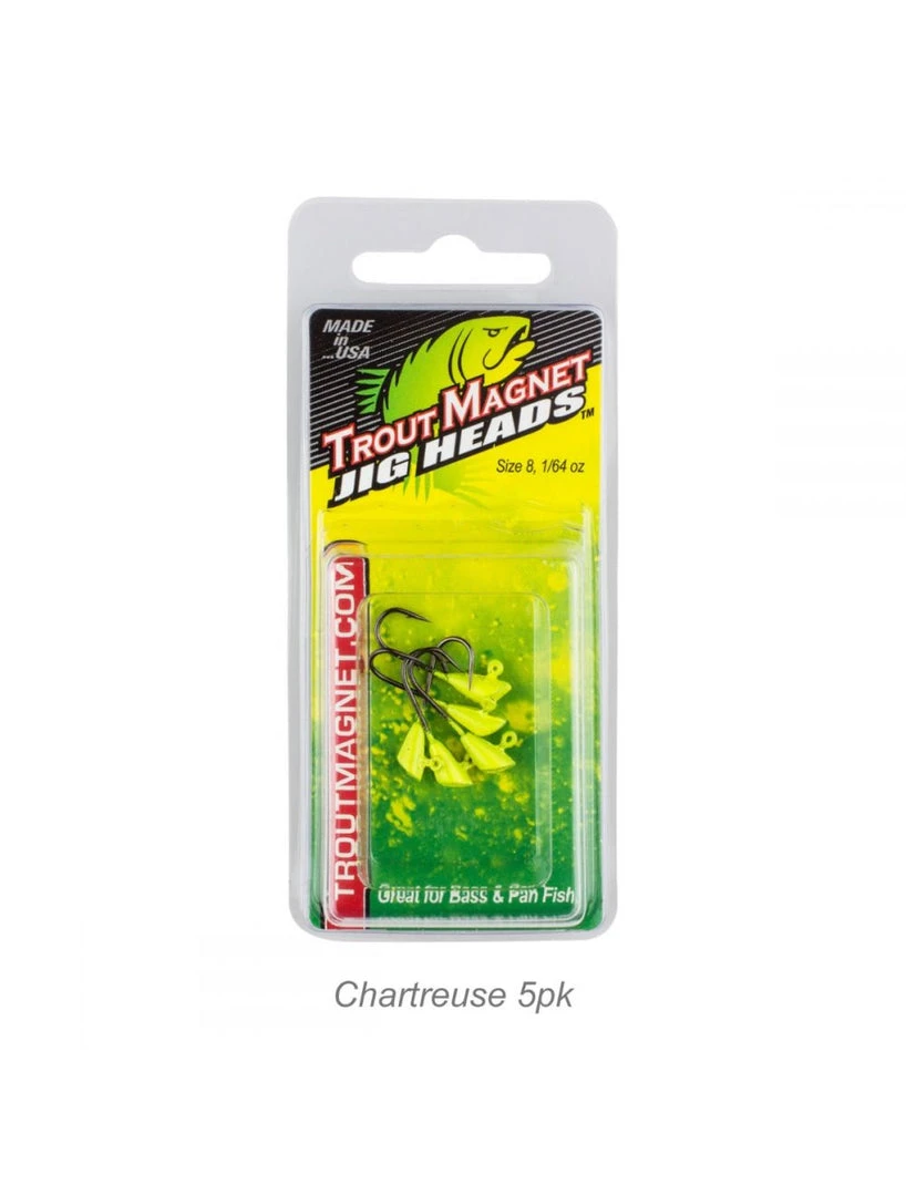 Leland Lures Trout Magnet Jig Heads 1/64oz 5pk 2 Leland Lures Trout Magnet Jig Heads 1/64oz 5pk