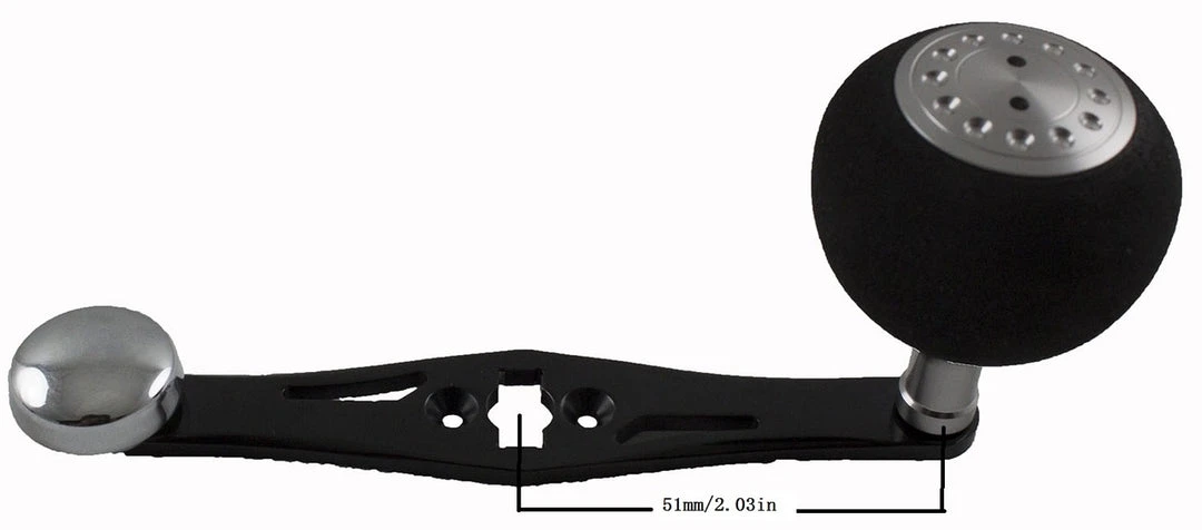 Jigging World - Power Handle For Shimano Calcutta D Round Baitcasting Reels Power Handle & Knobs 2 Jigging World - Power Handle For Shimano Calcutta D Round Baitcasting Reels Power Handle & Knobs