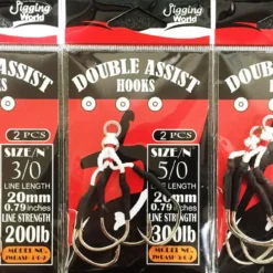 Terminal Tackle Jigging World Double Assist Hooks