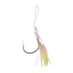 Mustad J-Assist1 Heavy Duty Jigging Assist Rig With Green Flash
