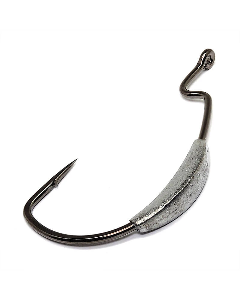 Gamakatsu Extra Wide Gap (EWG) Monster Weighted Hooks NS Black Terminal Tackle 2 Gamakatsu Extra Wide Gap (EWG) Monster Weighted Hooks NS Black Terminal Tackle