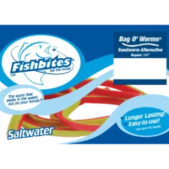 Fishbites Longer Lasting Bag O' Worms Soft Baits Lures