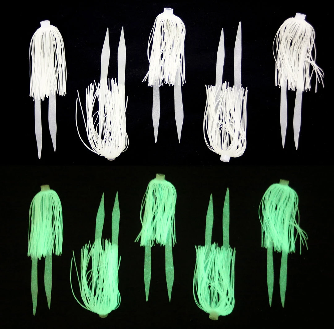 Lures Jigging World Micro Silicone Skirt Teasers 3 Lures Jigging World Micro Silicone Skirt Teasers