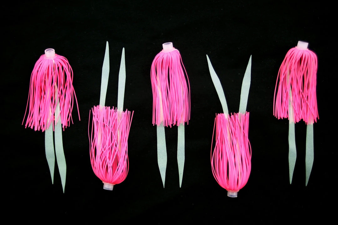 Lures Jigging World Micro Silicone Skirt Teasers 6 Lures Jigging World Micro Silicone Skirt Teasers