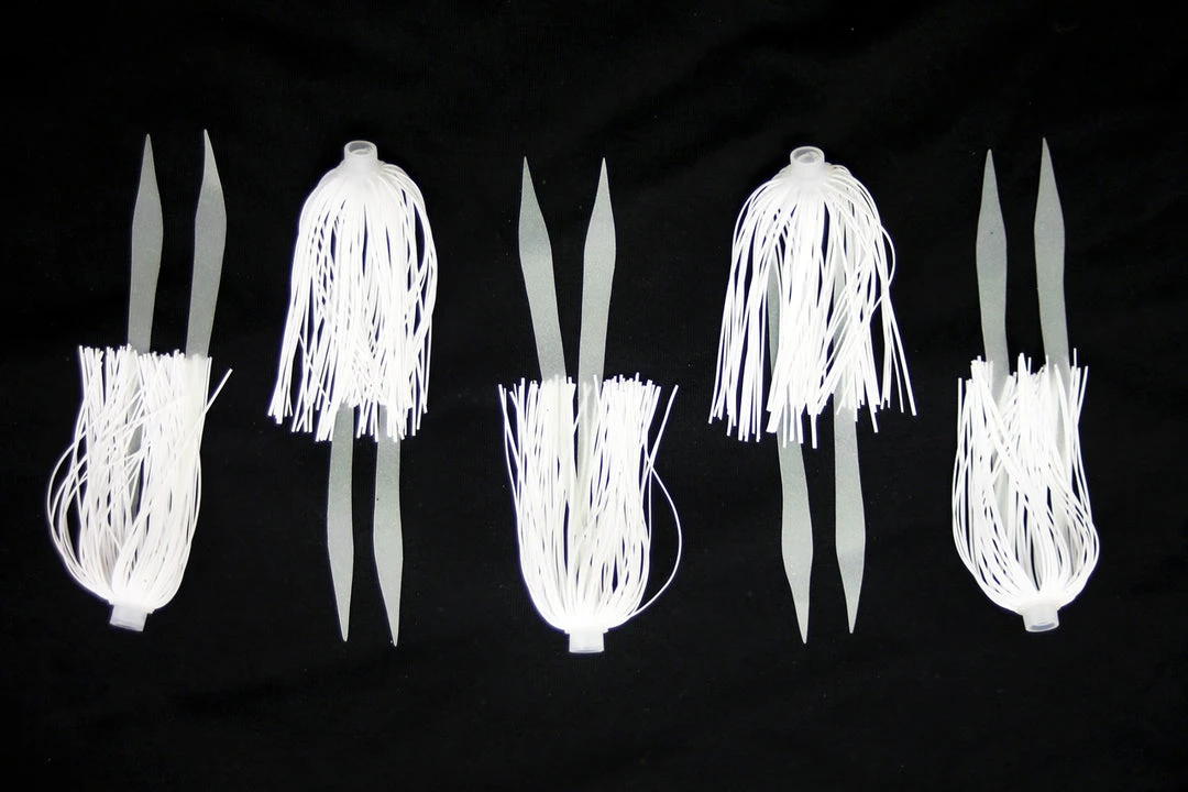 Lures Jigging World Micro Silicone Skirt Teasers 5 Lures Jigging World Micro Silicone Skirt Teasers