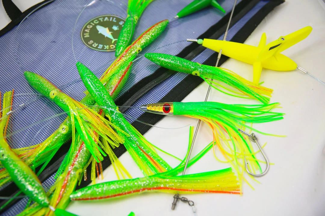 MagicTail 24" Side Tracker Spreader Bars Lures 5 MagicTail 24" Side Tracker Spreader Bars Lures