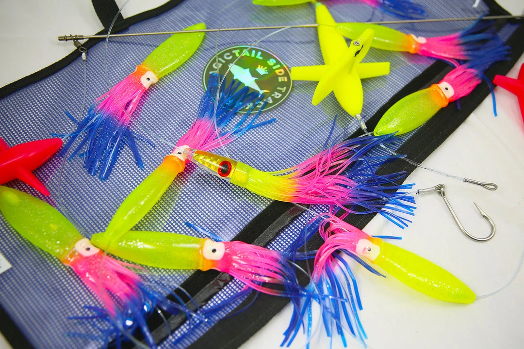 MagicTail 24" Side Tracker Spreader Bars Lures 1 MagicTail 24" Side Tracker Spreader Bars Lures