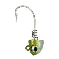 NLBN No Live Bait Needed Screw Lock Jig Heads For 5" Paddle Tails