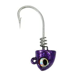 NLBN No Live Bait Needed Screw Lock Jig Heads For 5" Paddle Tails 8 NLBN No Live Bait Needed Screw Lock Jig Heads For 5
