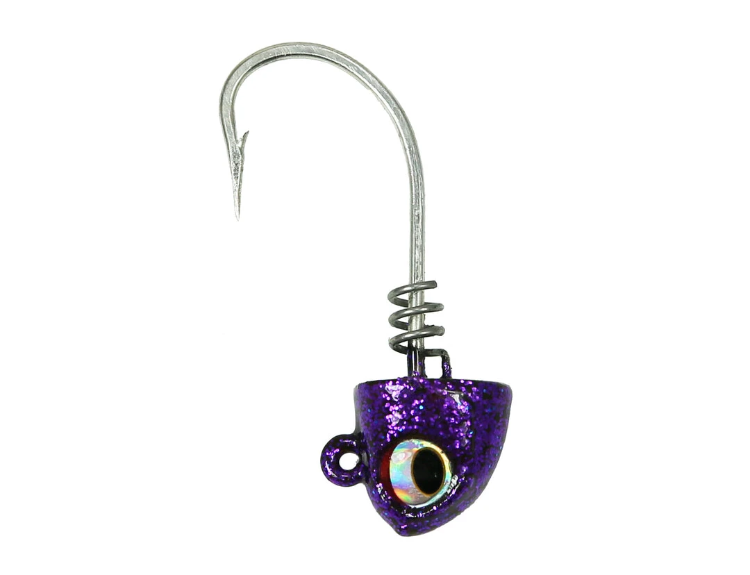 NLBN No Live Bait Needed Screw Lock Jig Heads For 5" Paddle Tails 4 NLBN No Live Bait Needed Screw Lock Jig Heads For 5" Paddle Tails