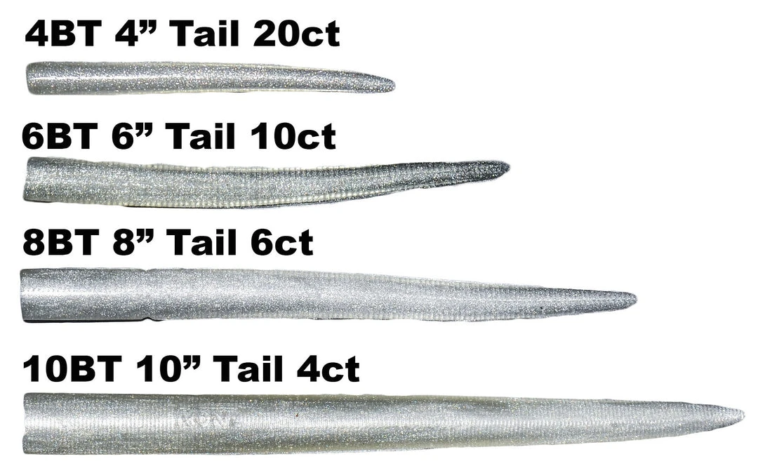 Lures RonZ Replacement Tails 2 Lures RonZ Replacement Tails