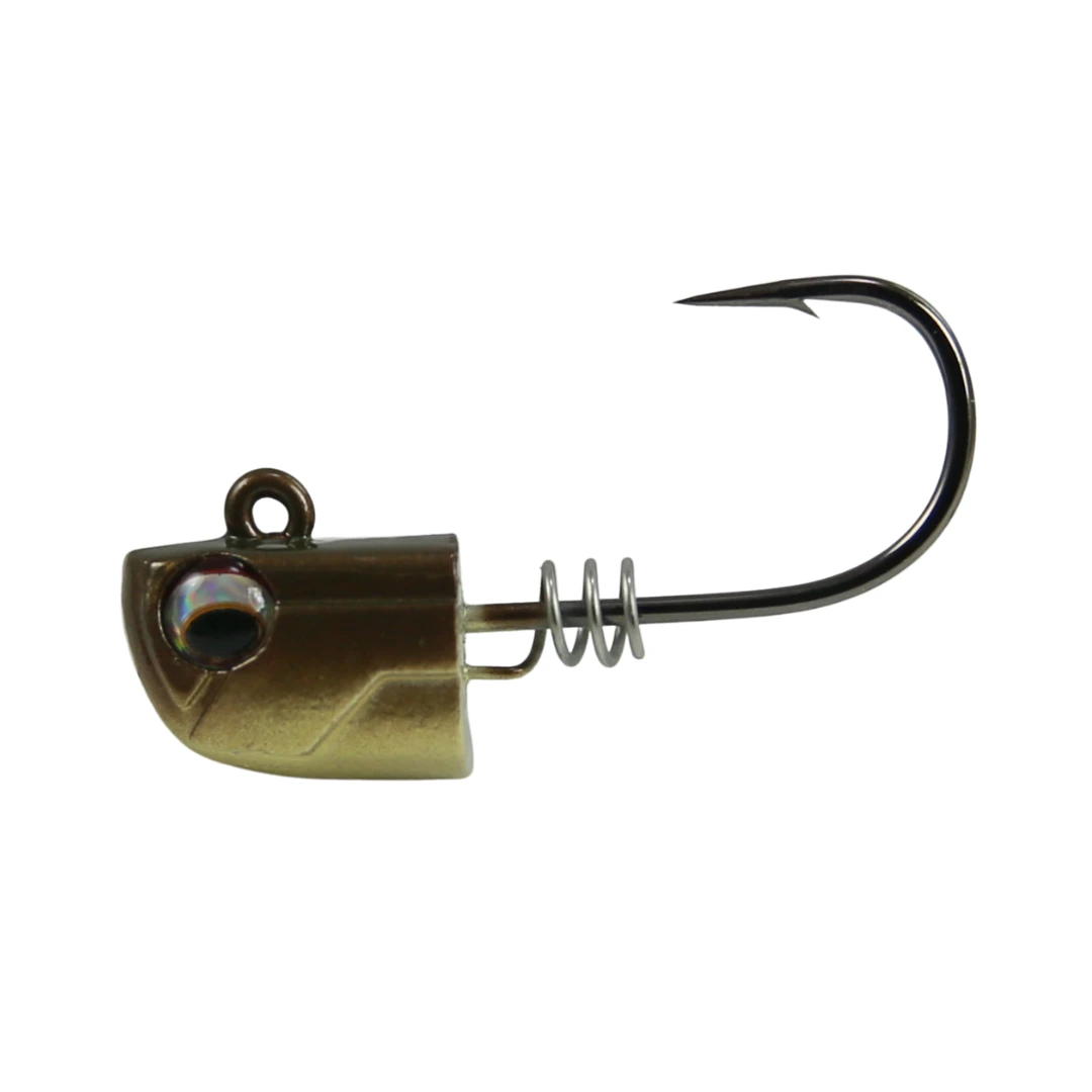NLBN No Live Bait Needed Screw Lock Jig Heads For 3" Paddle Tails Lures 1 NLBN No Live Bait Needed Screw Lock Jig Heads For 3" Paddle Tails Lures