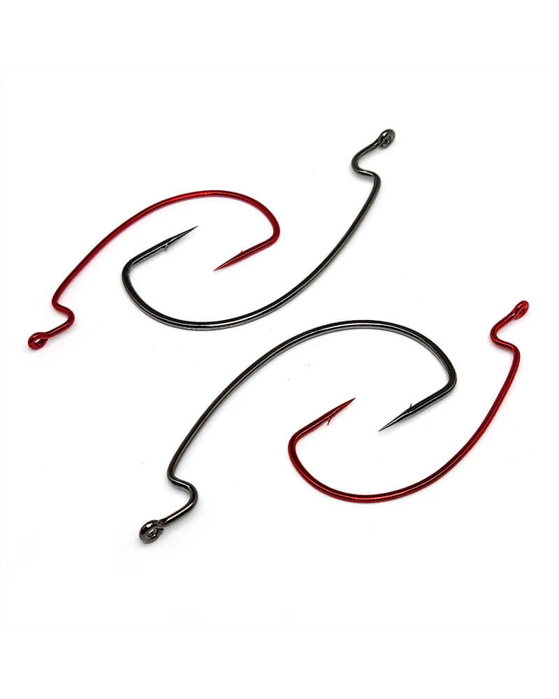 Gamakatsu Worm Extra Wide Gap (EWG) Hooks NS Black Terminal Tackle 1 Gamakatsu Worm Extra Wide Gap (EWG) Hooks NS Black Terminal Tackle