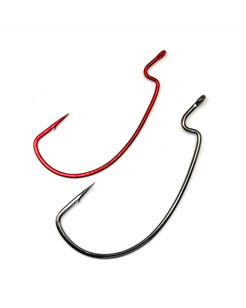Gamakatsu Worm Extra Wide Gap (EWG) Hooks NS Black Terminal Tackle 2 Gamakatsu Worm Extra Wide Gap (EWG) Hooks NS Black Terminal Tackle