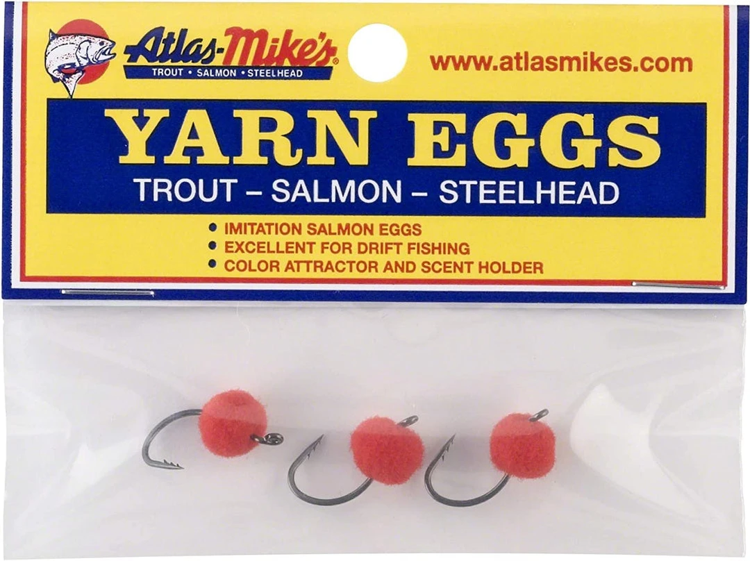 Lures Atlas Mike's Yarn Size 4 Eggs 2 Lures Atlas Mike's Yarn Size 4 Eggs