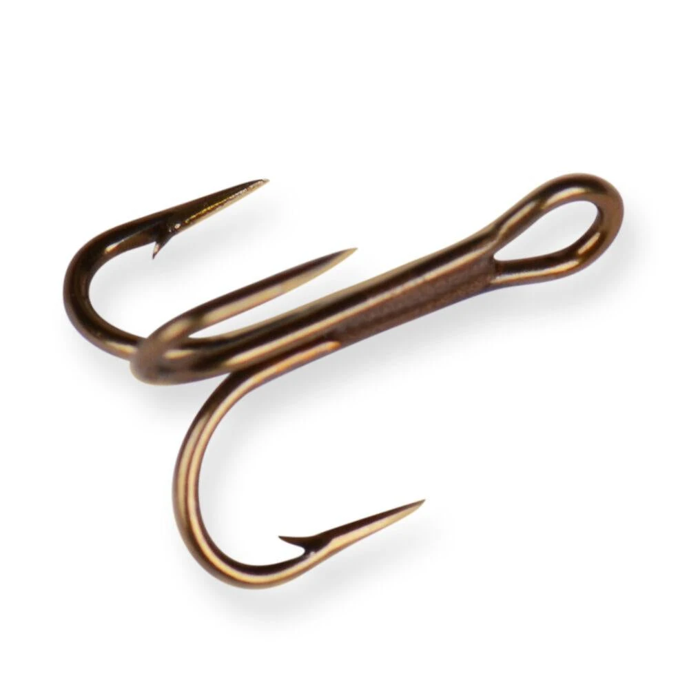 Mustad Treble Hooks Bronze Terminal Tackle 1 Mustad Treble Hooks Bronze Terminal Tackle
