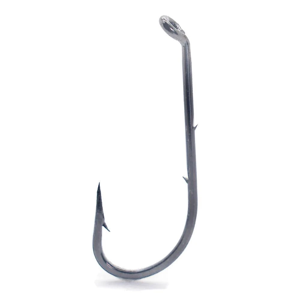 Mustad O'Shaughnessy Baitholder Hooks Black Knickel 1 Mustad O'Shaughnessy Baitholder Hooks Black Knickel