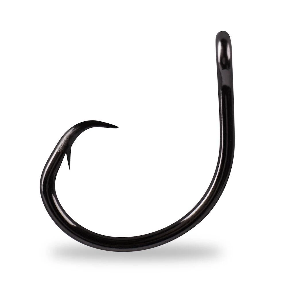 Mustad Demon Perfect Circle In-Line 3X Hooks Black Knickel 1 Mustad Demon Perfect Circle In-Line 3X Hooks Black Knickel