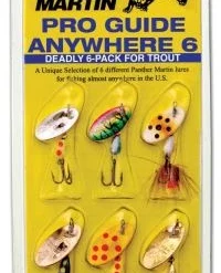 Panther Martin Pro Guide Anywhere 6 Pack Inline Spinners Lures