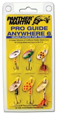 Panther Martin Pro Guide Anywhere 6 Pack Inline Spinners Lures 1 Panther Martin Pro Guide Anywhere 6 Pack Inline Spinners Lures
