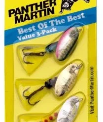 Lures Panther Martin Best Of The Best 3 Pack Inline Spinners