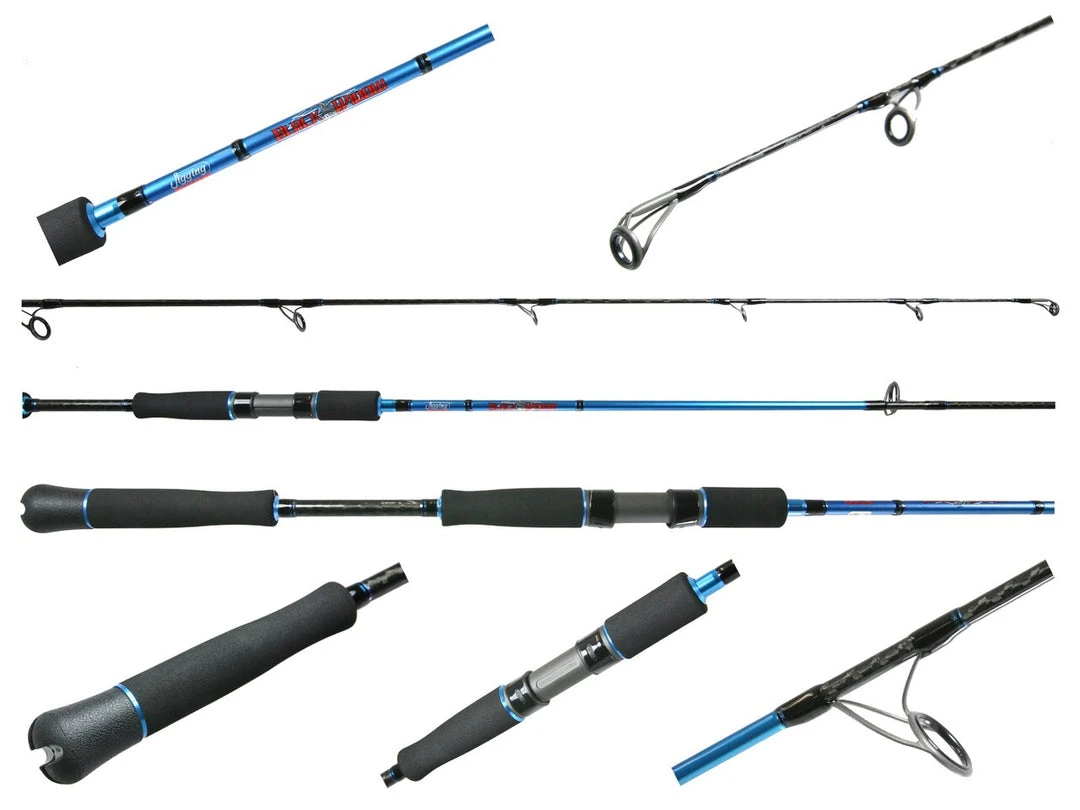 Jigging World Black Widow Inshore Spinning Rod Rods 1 Jigging World Black Widow Inshore Spinning Rod Rods