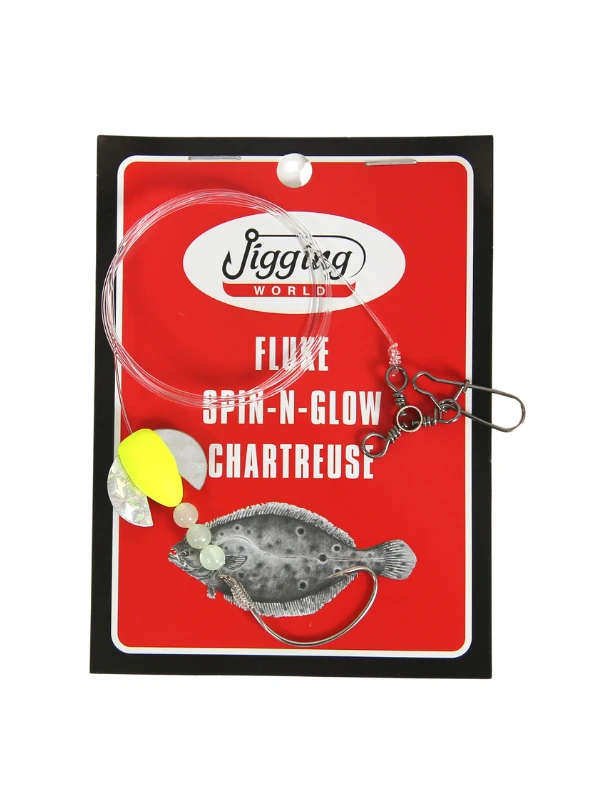 Jigging World Fluke Rigs With Spin & Glow Terminal Tackle 2 Jigging World Fluke Rigs With Spin & Glow Terminal Tackle