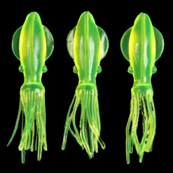 Lures Jigging World Fat Squid Soft Bait Teasers 10 Lures Jigging World Fat Squid Soft Bait Teasers