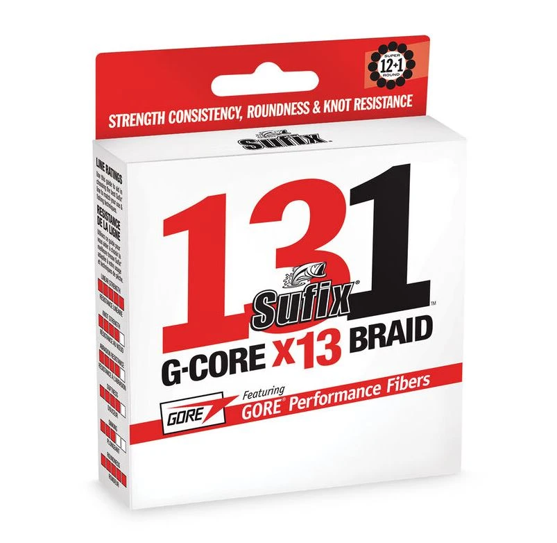 Line & Leader Sufix 131 G-Core Braided Line 1 Line & Leader Sufix 131 G-Core Braided Line
