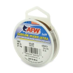 Line & Leader American Fishing Wire Surflon Micro Ultra Nylon Coated Stainless Steel Wire Leader