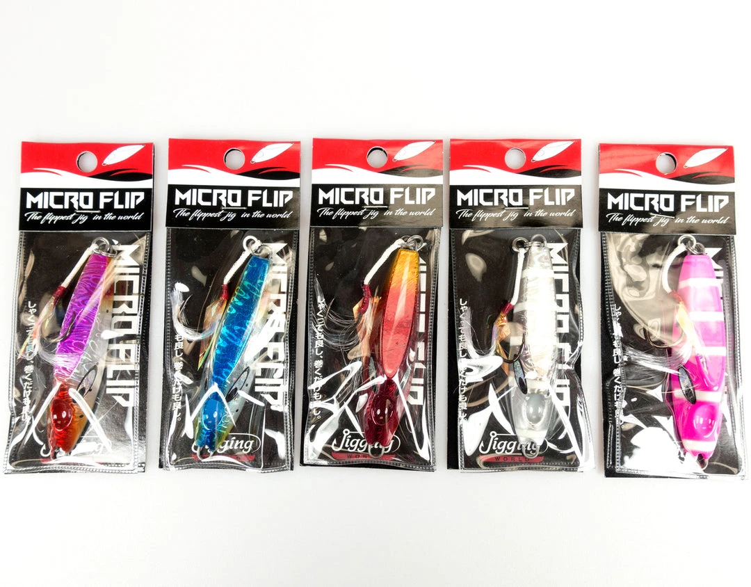 Jigging World Micro Flip Jigs Lures 2 Jigging World Micro Flip Jigs Lures