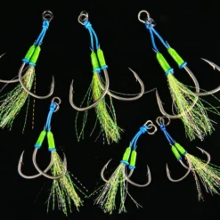 Jigging World Angel Twin Assist Hooks Terminal Tackle 7 Jigging World Angel Twin Assist Hooks Terminal Tackle