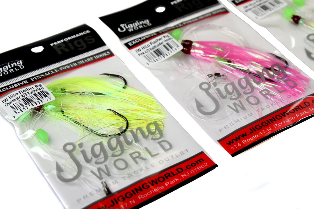 Jigging World Hi-Lo Flasher Rigs Terminal Tackle 1 Jigging World Hi-Lo Flasher Rigs Terminal Tackle