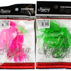 Jigging World Hi-Lo Silicone Skirt Rigs Terminal Tackle