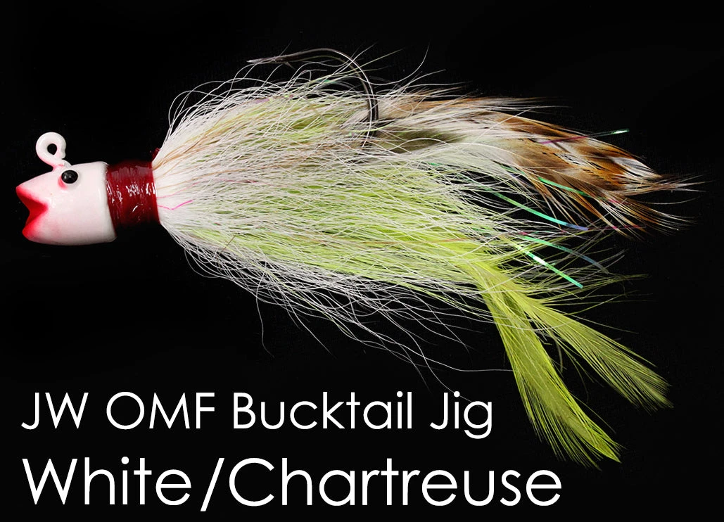 Lures Jigging World OMF Bucktail Jigs 2 Lures Jigging World OMF Bucktail Jigs