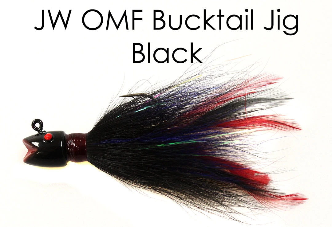 Lures Jigging World OMF Bucktail Jigs 3 Lures Jigging World OMF Bucktail Jigs