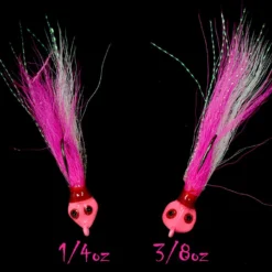 Jigging World Snake Head Bucktail Teasers Lures 8 Jigging World Snake Head Bucktail Teasers Lures