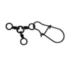 Jigging World 3 Way Swivel With Duo Lock Snap 10 Pack Terminal Tackle