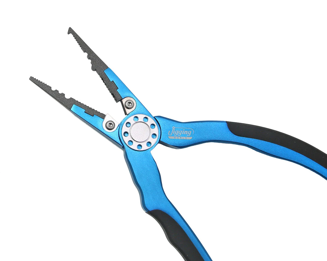 Jigging World 7.5" Aluminum Split Ring Pliers With Sheath Accessories 2 Jigging World 7.5" Aluminum Split Ring Pliers With Sheath Accessories
