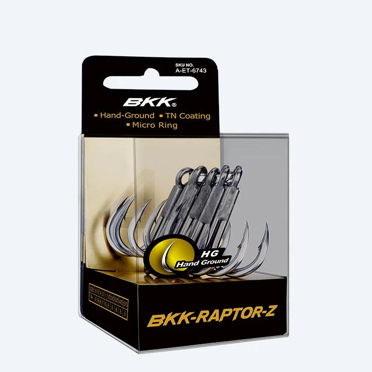 BKK Raptor Z Treble Hooks Terminal Tackle 2 BKK Raptor Z Treble Hooks Terminal Tackle