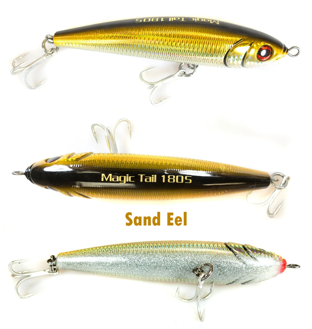 Jigging World Magic Tail Sinking Stick Baits Lures 2 Jigging World Magic Tail Sinking Stick Baits Lures
