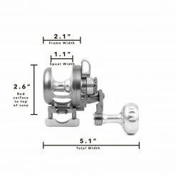 Seigler SGN Small Game Narrow Lever Drag Reels