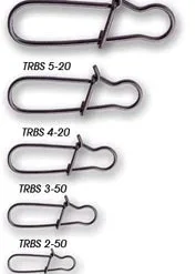 Terminal Tackle Tsunami TRBS Round Bend Snaps