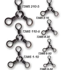 Terminal Tackle Tsunami Pro Three Way Swivels