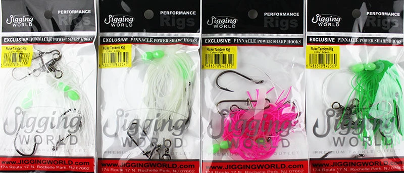 Jigging World Micro Silicone Skirt Tandem Rigs Terminal Tackle Jigging World Micro Silicone Skirt Tandem Rigs Terminal Tackle
